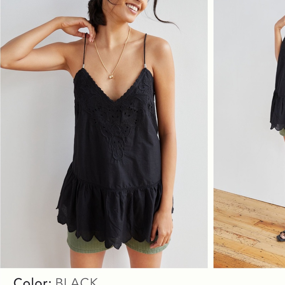 Let Me Be peplum tank